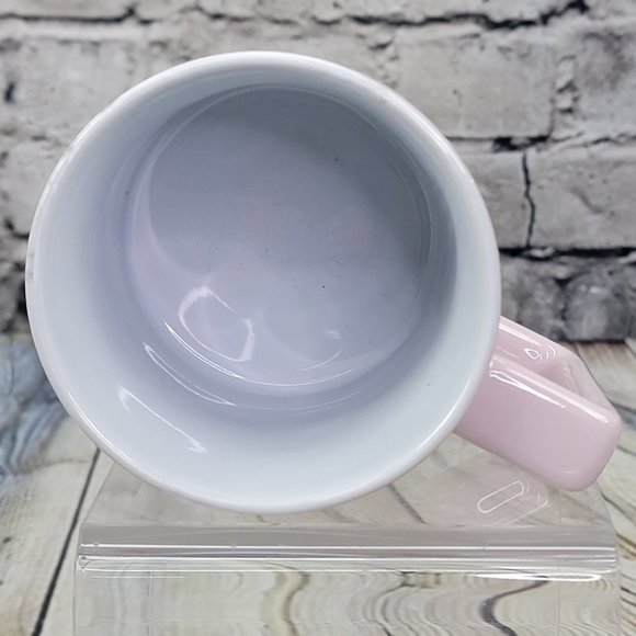 Starbucks Coffee Cup Mug Pink White Paint Splatter 12 oz Birthday Valentines Day - Picture 4 of 6